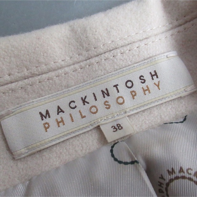 MACKINTOSH PHILOSOPHY(マッキントッシュフィロソフィー)の専用 MACKINTOSH ダブル チェスター コート アウター ジャケット レディースのジャケット/アウター(ロングコート)の商品写真