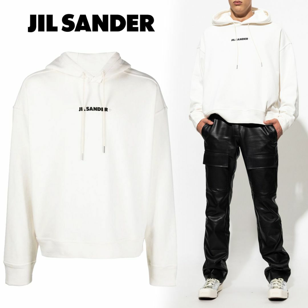 最安値】 - Sander Jil 1 S size パーカー オフホワイトルオーバー