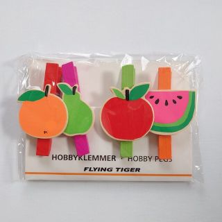 フライングタイガーコペンハーゲン(Flying Tiger Copenhagen)のFLYING　TIGER　フライングタイガー　ペグ（クリップ）★フルーツ★(その他)