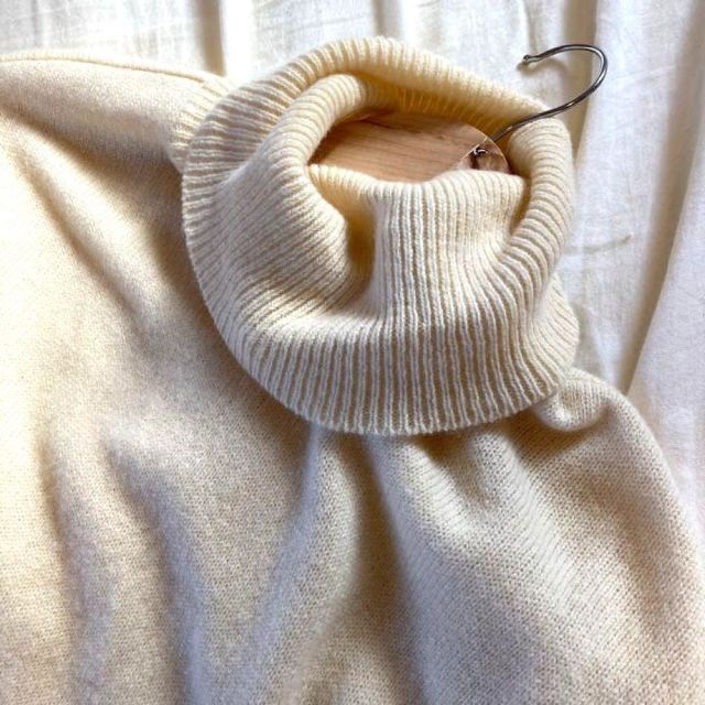 DESIGNWORKS(デザインワークス)の完売　beige froid アバハウス　サイドボタン　タートルニットワンピース レディースのワンピース(ロングワンピース/マキシワンピース)の商品写真