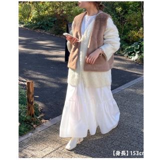 ダブルクローゼット(w closet)のキャンディースリーブワンピース(裏地つき)(ロングワンピース/マキシワンピース)