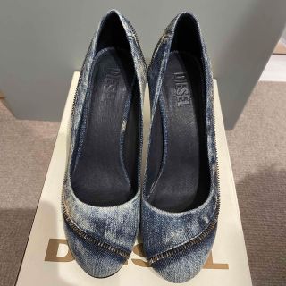 ディーゼル(DIESEL)のDIESEL/ディーゼル レディース デニムパンプス ヒール サイズ36 (ハイヒール/パンプス)