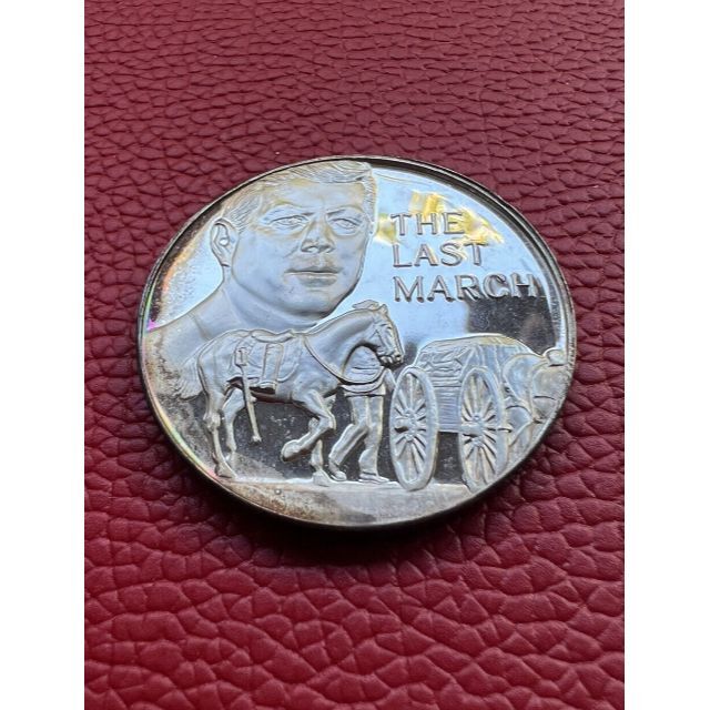 1963　1オンス  銀貨　 ジョン・F・ケネディの遺産 -最後の3月