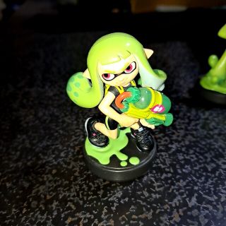 ニンテンドウ(任天堂)のスプラトゥーンamiibo　ライムグリーン　ガール(アニメ/ゲーム)