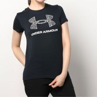 アンダーアーマー(UNDER ARMOUR)のUAライブ スポーツスタイル グラフィック ショートスリーブ　M 黒(Tシャツ(半袖/袖なし))