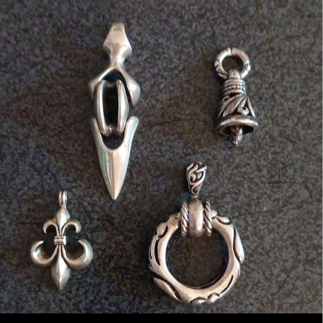 silver ペンダント ヘッド 4点セット | jarussi.com.br