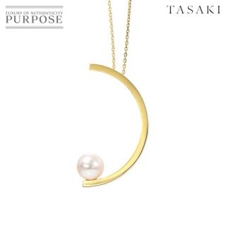 タサキ(TASAKI)のタサキ TASAKI キネティック アコヤ真珠 8.0mm ネックレス 55cm K18 YG 750 パール 田崎真珠 【証明書付き】VLP 90175629(ネックレス)