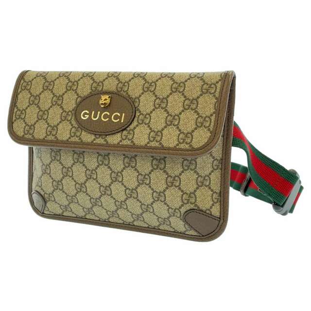 Gucci - グッチ ボディバッグ GGスプリーム ネオヴィンテージ シェリーライン ベルトバッグ 493930 GUCCI バッグ ウェブ