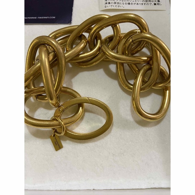 ✴︎新品✴︎ PERRINE TAVERNITI ビッグチェーン ブレスレット- ✴︎新品✴︎ PERRINE TAVERNITI ビッグチェーン ブレスレット-