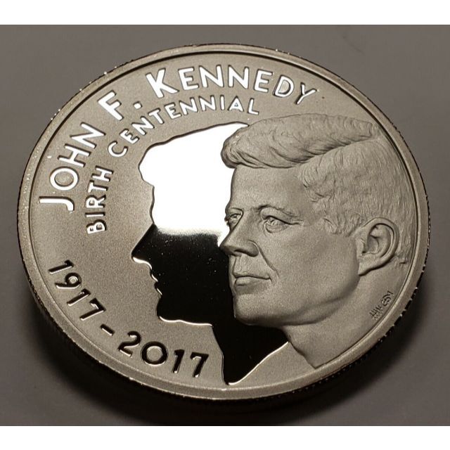 1オンス .999 銀貨 - JFK ジョン・F・ケネディ生誕100周年記念