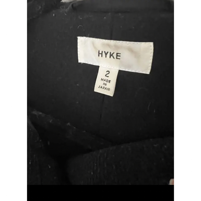 HYKE(ハイク)のハイク　HIKE ダッフルコート　サイズ2 最終値下げ　早いもの勝ち レディースのジャケット/アウター(ダッフルコート)の商品写真