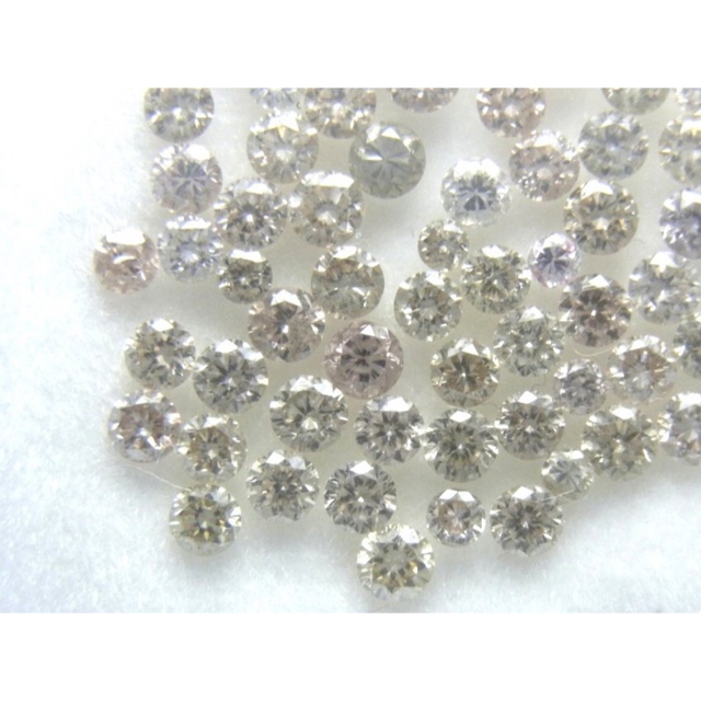 クォリティ ブラウンカラー系 I~SIクラス 合計1.19ct 天然