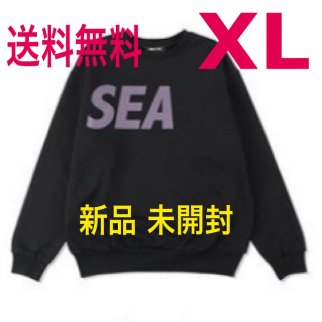 Black×VioletサイズWIND AND SEA Crewneck Black XL 新品