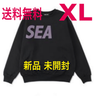ウィンダンシー(WIND AND SEA)のWIND AND SEA  Crewneck  Black  XL  新品(スウェット)