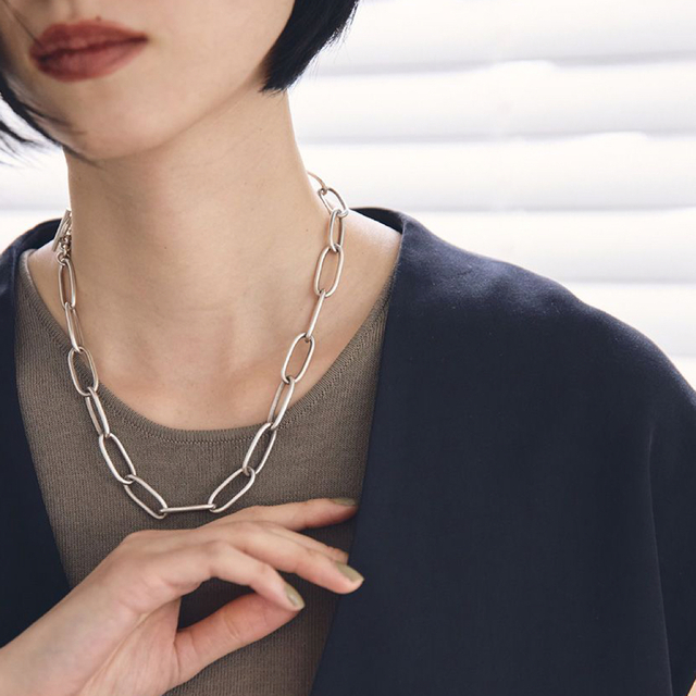 【新品 袋・値札付き】Oval Chain Necklace TODAYFUL