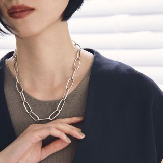 トゥデイフル(TODAYFUL)のOval Chain Necklace (Silver925) todayful(ネックレス)