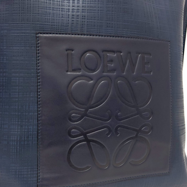 LOEWE(ロエベ)のロエベ リネン アナグラム ショッパー トート ネイビー 330.17.K01 レディースのバッグ(トートバッグ)の商品写真