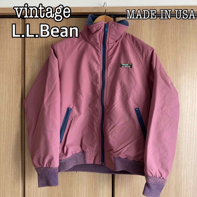 80's vintage L.L.Bean USA製 裏フリース ナイロン
