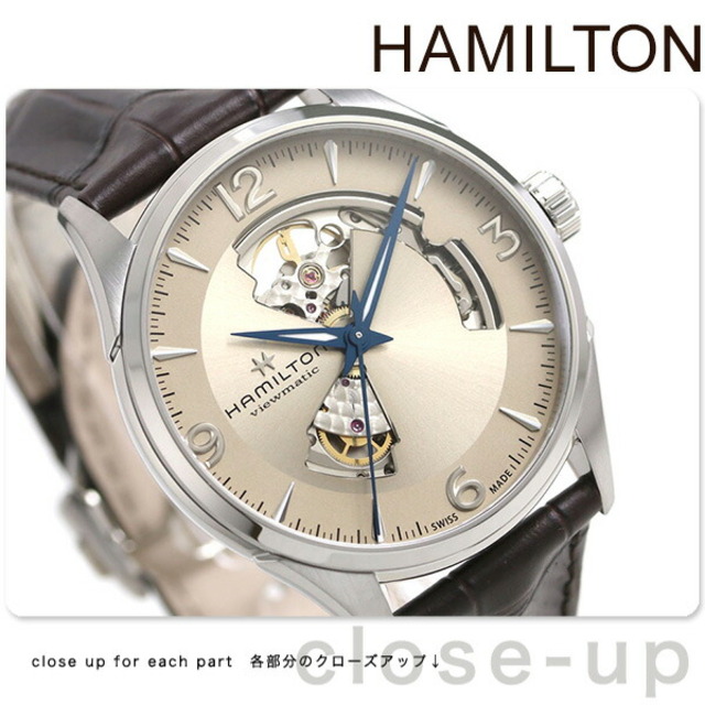 Hamilton - ハミルトン 腕時計 メンズ H32705521 HAMILTON 自動巻き（H-10/手巻き付） サンドベージュxダークブラウン アナログ表示