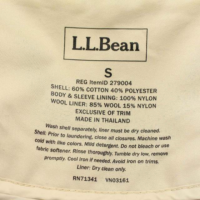 L.L.Bean(エルエルビーン)のエルエルビーン L.L.BEAN トレンチコート ウールライナー S ベージュ レディースのジャケット/アウター(トレンチコート)の商品写真