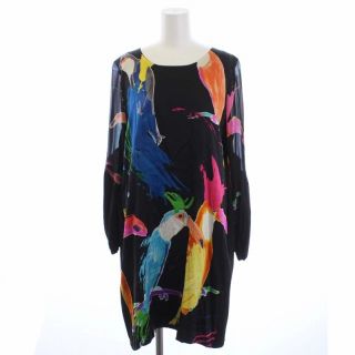 【美品】tsumori chisato  シルク100% ワンピース　流れ星　M