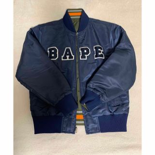 アベイシングエイプ(A BATHING APE)のA BATHING APE ナイロンリバーシブルジャケット Mサイズ(ナイロンジャケット)