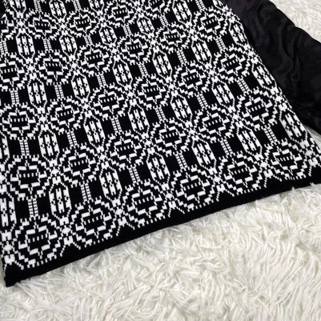 【極美品】Comme des Garcons AD2021 総柄切り替えニット
