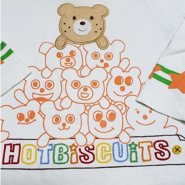 HOT BISCUITS(ホットビスケッツ)のホットビスケッツ　ロンT　80 キッズ/ベビー/マタニティのベビー服(~85cm)(Ｔシャツ)の商品写真