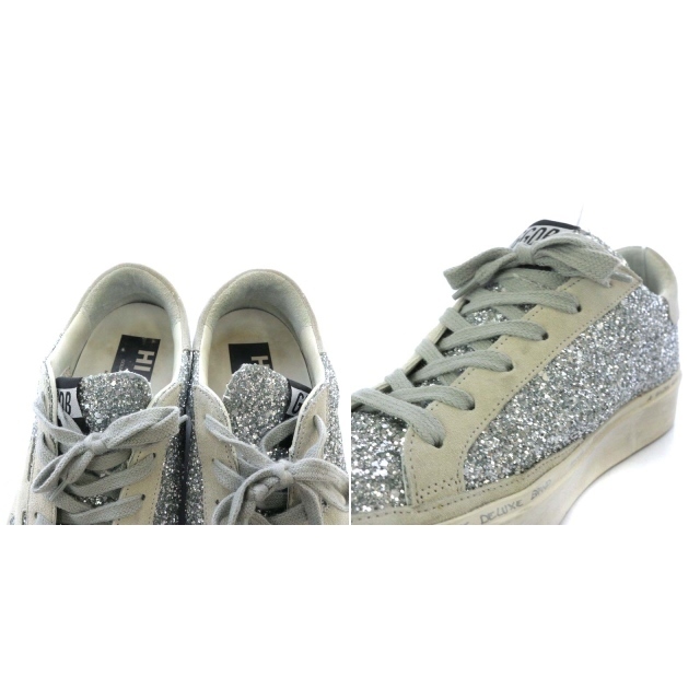 GOLDEN GOOSE(ゴールデングース)のゴールデングース スニーカー ローカット HI STAR 37 シルバー色 レディースの靴/シューズ(スニーカー)の商品写真