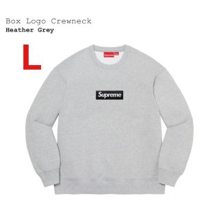 シュプリーム(Supreme)のSupreme Box Logo Crewneck Grey L 新品未使用(スウェット)