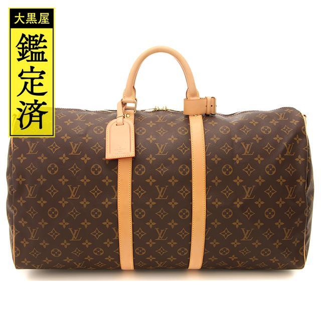 完璧 LOUIS VUITTON ルイヴィトン キーポル・バンドリエール55【431