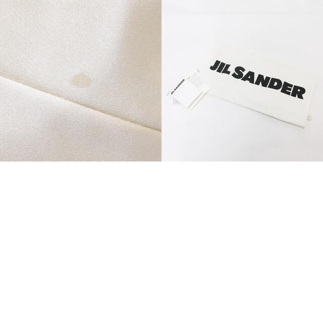 Jil Sander(ジルサンダー)のJIL SANDER ジル サンダー バッグ 巾着 ベージュ イエロードローストリング リバーシブル サテン レザー ミニ エレガント マチ広 ハンド きれいめ カジュアル おしゃれ 上品 女性【レディース】【中古】【美品】【K3584】 レディースのバッグ(ハンドバッグ)の商品写真