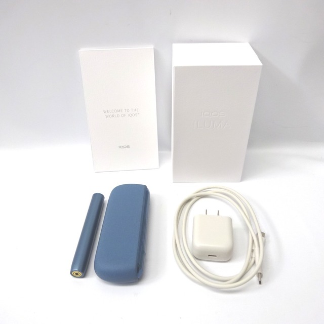 Philip Morris(フィリップモリス)のフィリップモリス 電子タバコ IQOS ILUMA アイコス イルマ アズールブルー FtTh460101 中古 メンズのファッション小物(タバコグッズ)の商品写真