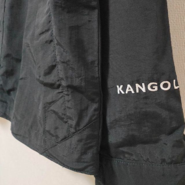 KANGOL(カンゴール)のKANGOL 黒 マウンテンパーカー カンゴール ナイロンジャケット ブルゾン メンズのジャケット/アウター(マウンテンパーカー)の商品写真