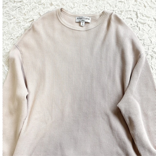 本日特価】 ドゥーズィエムクラス×アメリカーナ ワッフルプルオーバーF