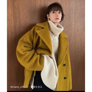 クラネ(CLANE)のCLANE OVER LINE DOUBLE COAT クラネ(ピーコート)