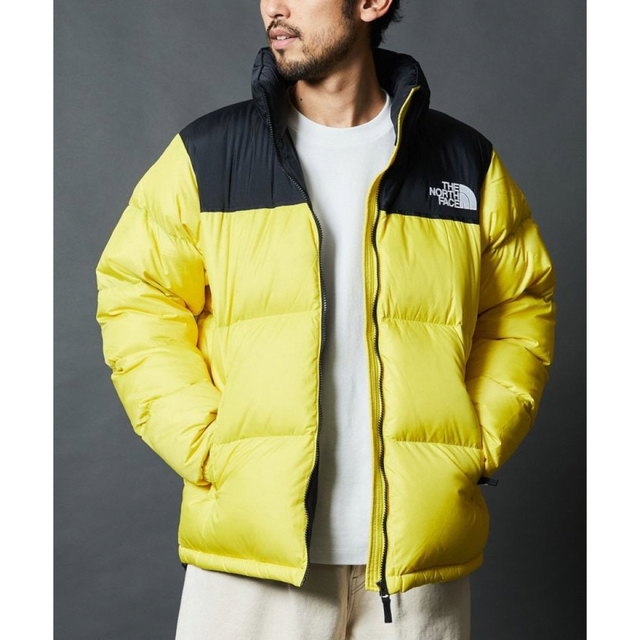 THE NORTH FACE ヌプシ イエロー ダウンジャケット　Ｍ