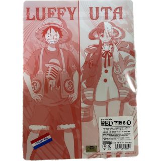 ワンピース(ONE PIECE)の【売切れ】ワンピース FILM RED限定下敷きUTA ウタ(ノベルティグッズ)