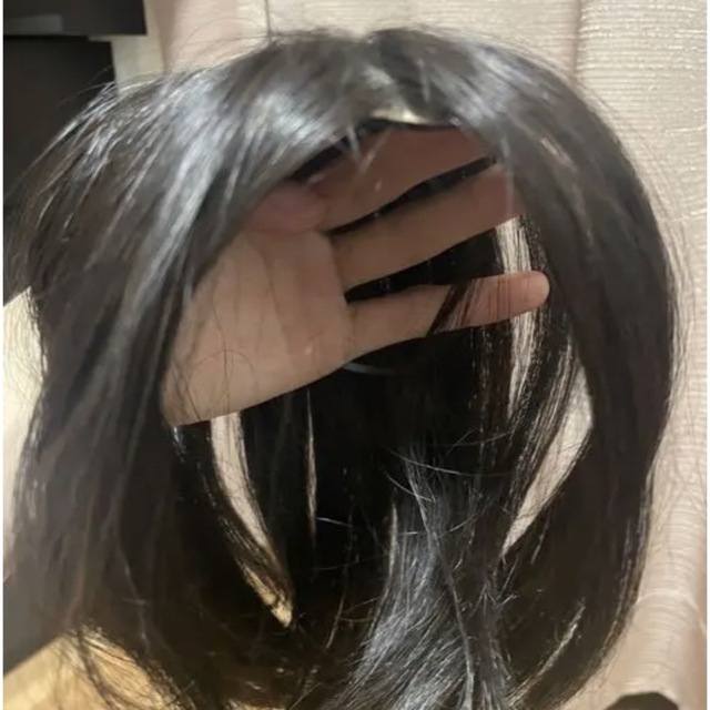 シュガークランツウィッグfront lace wig☆エアリーバングCカールロブ