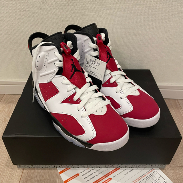 air jordan 6 carmine  us8.5  26.5cm