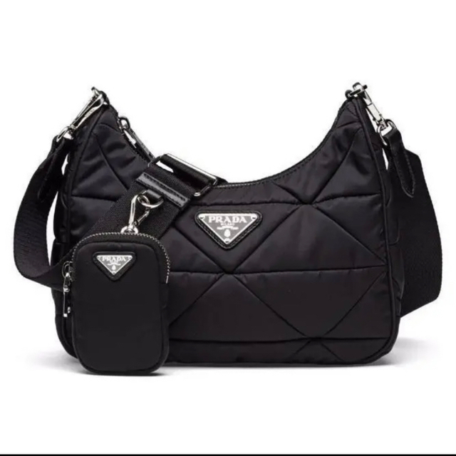 誠実 PRADA プラダ キルティング ショルダーバッグ マルちゃん PRADA
