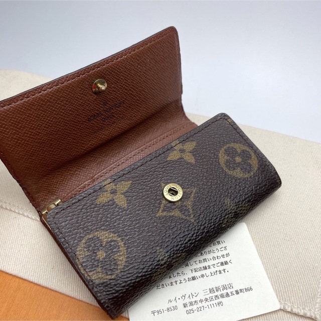 お値下げ。鑑定済。LOUIS VUITTON、6連、キーケース-