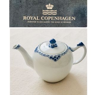 ロイヤルコペンハーゲン(ROYAL COPENHAGEN)の【美品デンマーク製】Royal Copenhagen プリンセスティーポット(食器)