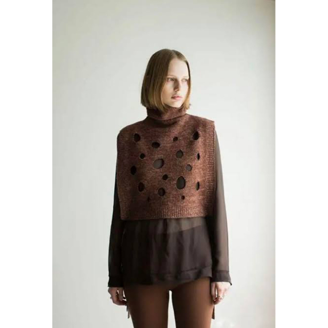 leinwande cheese knit vest