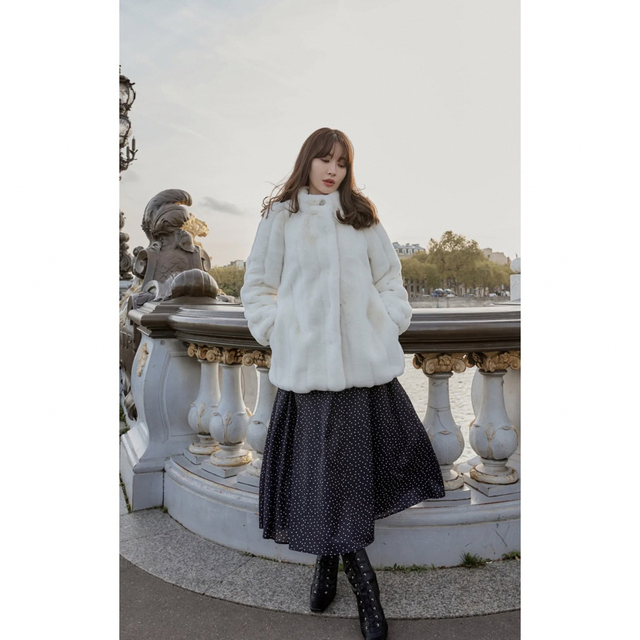 Her lip to - herlipto Winter Love Faux Fur Long Coatの通販 by