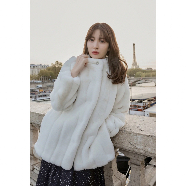 Herlipto Winter Love Faux FurCoat ファーコート