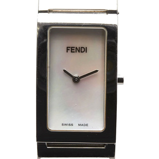 フェンディ(FENDI)のフェンディ 腕時計 3250L クオーツ ホワイトシェル文字盤 ステンレススチール レディース FENDI 【1-0083660】(腕時計)