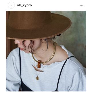 ジョンリンクス(jonnlynx)のoll kyoto チョーカー  hii choker brown(ネックレス)