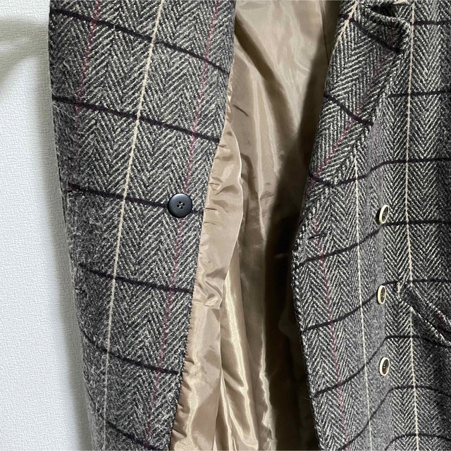 Ungrid(アングリッド)のUngrid ダブルチェックコート レディースのジャケット/アウター(その他)の商品写真