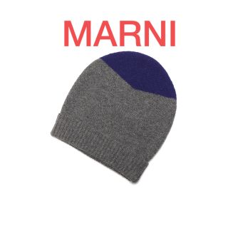 マルニ(Marni)の新品　MARNIマルニ　配色ニットキャップ(ニット帽/ビーニー)